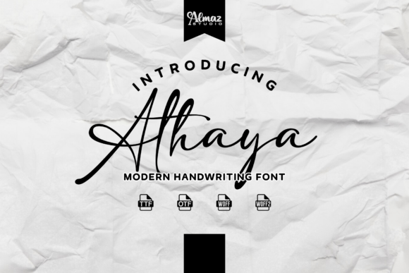 Athaya: The Handwritten Font for Modern Branding