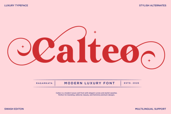 Calteo: A Modern Serif for Luxury and Editorial Projects