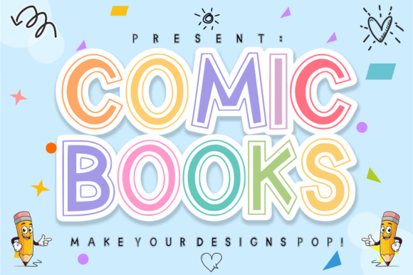 Comic Books: A Display Font That Brings Energy to Every Design
