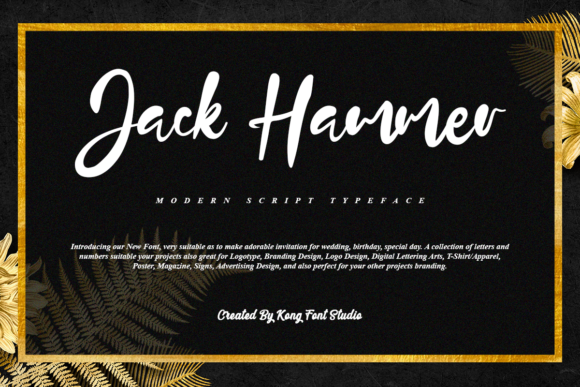 Jack Hammer: A Modern Handwritten Script for Bold Branding