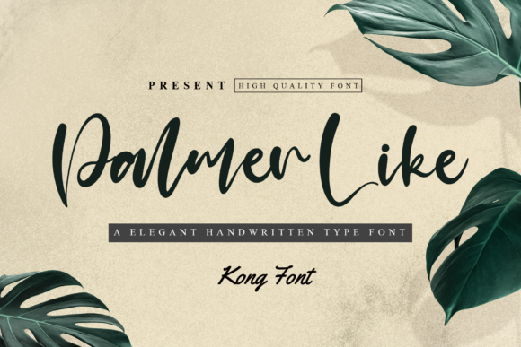 Palmer Like: The Playful Handwritten Script for Modern Projects