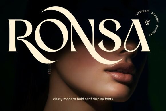 Ronsa: A Serif Font for Modern Luxury