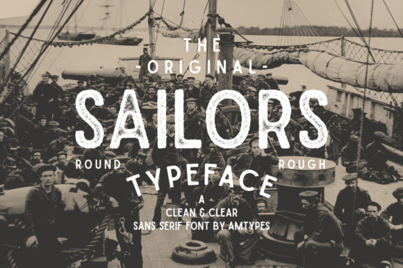 Sailors: A Clean Sans Serif Font for Retro Branding