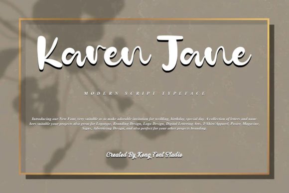 The Modern Charm of Karen Jane: A Designer's Guide to This Playful Handwritten Font