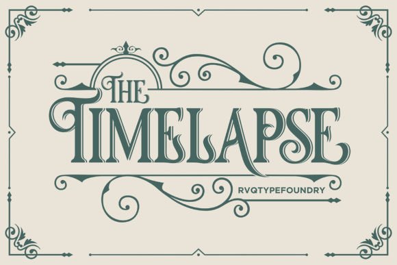Timelapse: The Bold Blackletter for Unforgettable Branding